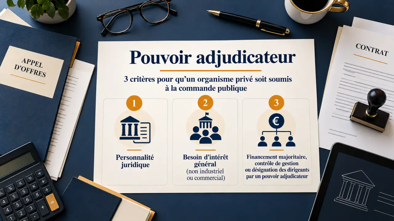 Pouvoir adjudicateur : les 3 critères qui soumettent un organisme privé à la commande publique