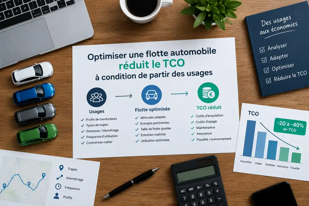 Optimiser une flotte automobile réduit le TCO à condition de partir des usages