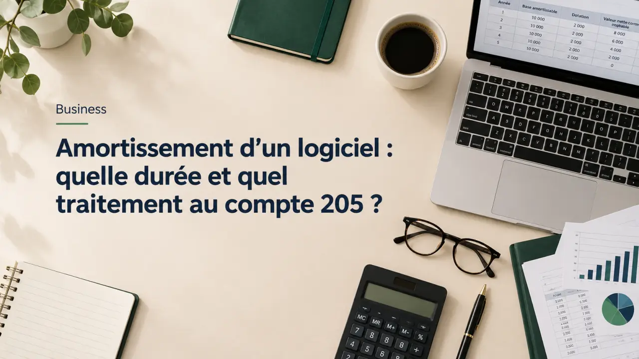Amortissement d’un logiciel : quelle durée et quel traitement au compte 205 ?